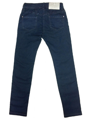 Синие демисезонные прямые джинсы B-Karo