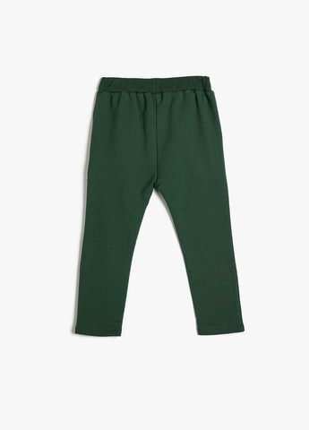 Зеленые спортивные демисезонные брюки джоггеры KOTON