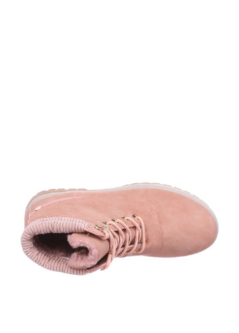 Зимние ботинки тимберленды Bomba без декора из искусственного нубука