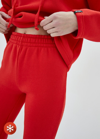 Красные демисезонные брюки Garne