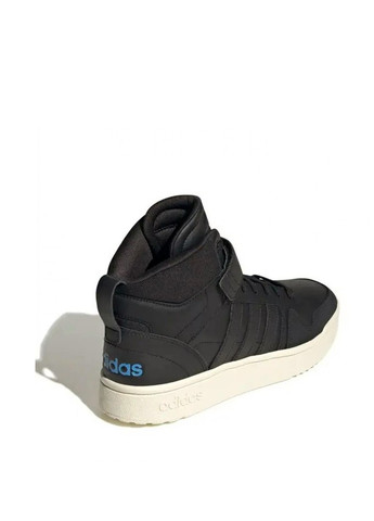 Черные демисезонные кроссовки adidas POSTMOVE MID CBLACK/CBLACK/PULBLU