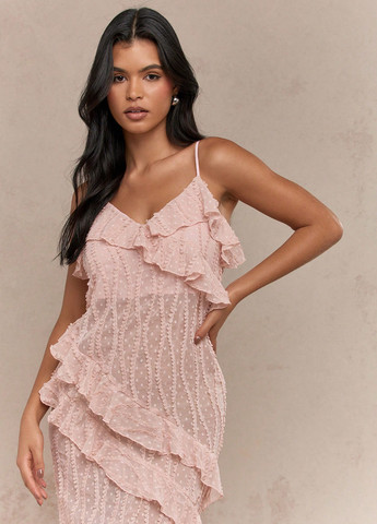 Рожева коктейльна, кежуал сукня SHEIN однотонна