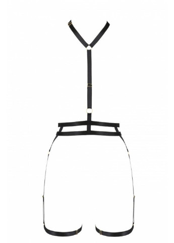 Портупея-стрепи з подвійним ремінцем DENIRA black XXL/XXXL - Passion Exclusive ADDICTION (255459600)