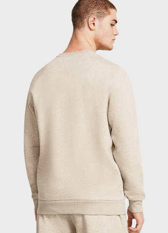 Бежевый свитшот Under Armour меланж вышивка (315696875)