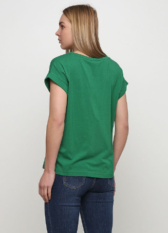Зеленая летняя футболка BRANDTEX COPENHAGEN
