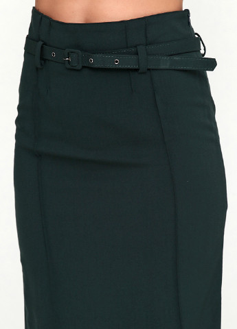 Темно-зеленая кэжуал однотонная юбка Patrizia Pepe