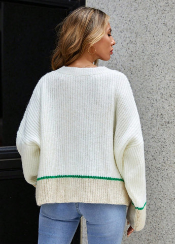 Бежевый демисезонный свитер SHEIN