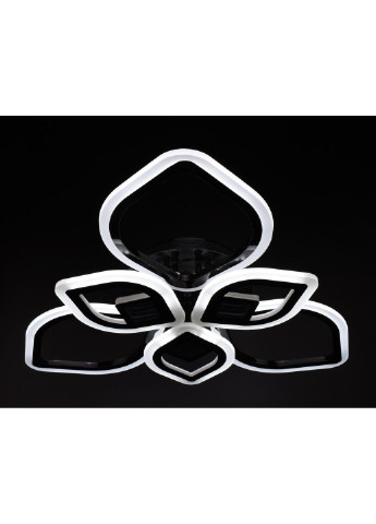 Люстра стельова LED з пультом A2721/3+3-3D-bk Чорний 10х60х60 см. Sunnysky (253628745)