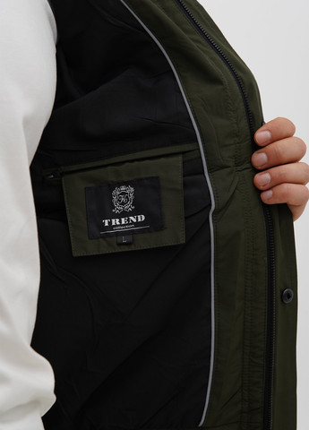 Оливковая (хаки) демисезонная куртка Trend Collection