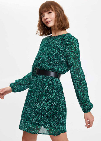 Зелена кежуал плаття, сукня DeFacto