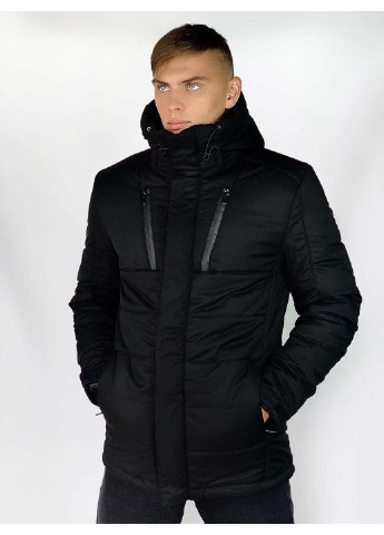 Черная зимняя куртка Intruder