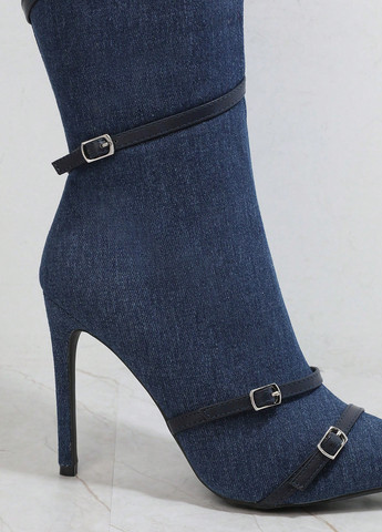 Осенние ботильоны SHEIN с пряжкой