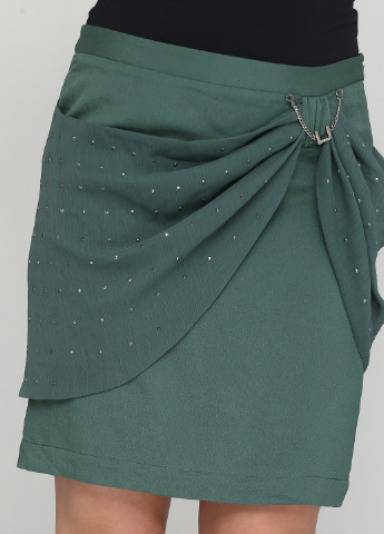 Темно-бирюзовая кэжуал однотонная юбка Liu Jo