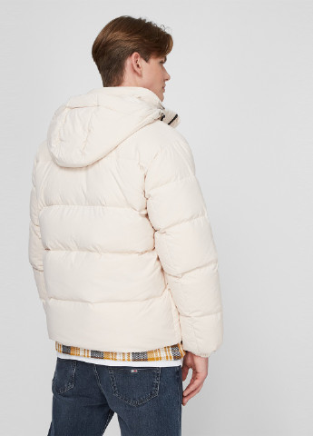 Светло-бежевая зимняя куртка Tommy Jeans