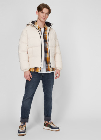 Світло-бежева зимня куртка Tommy Jeans