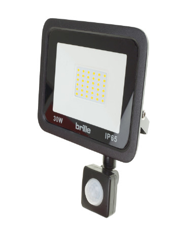 Светодиодный прожектор с датчиком движения HL-19P/30W NW IP65 Brille (246653799)