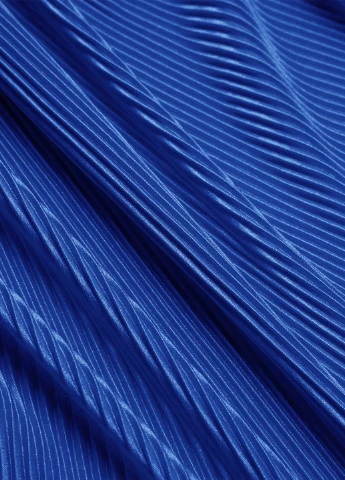 Синя коктейльна, вечірня сукня з відкритою спиною SHEIN однотонна