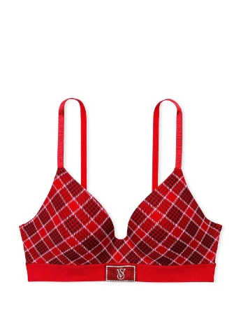 Червоний демісезонний комплект (бюстгальтер, трусики) Victoria's Secret