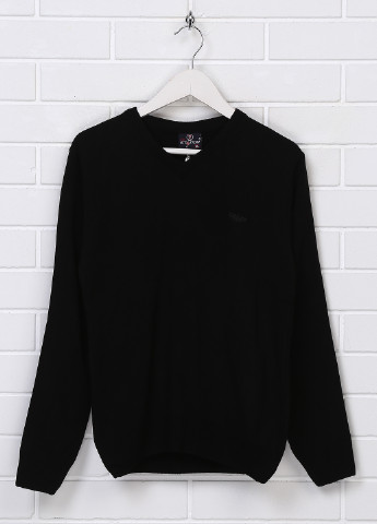 Черный демисезонный пуловер пуловер Stendo