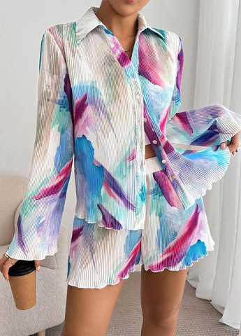 Костюм (блуза, шорти) SHEIN (345558662)