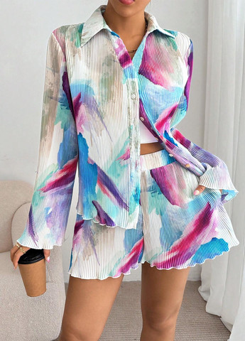 Костюм (блуза, шорти) SHEIN (345558662)