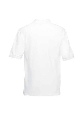 Белая футболка-поло для мужчин Fruit of the Loom
