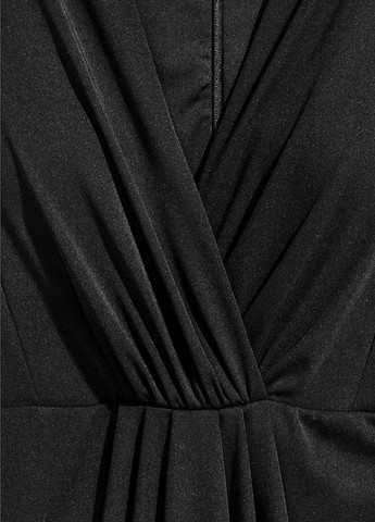 Чорна вечірня сукня H&M однотонна