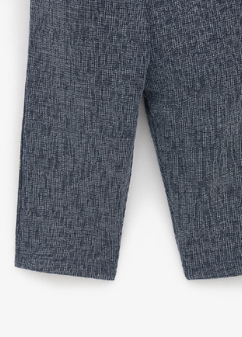 Серые кэжуал демисезонные прямые брюки Zara