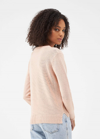 Светло-розовый зимний свитер жен Terranova
