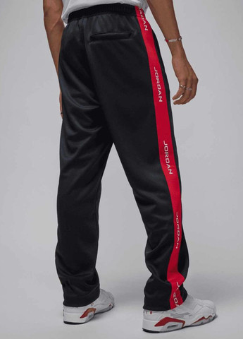 Черные спортивные демисезонные прямые брюки Jordan