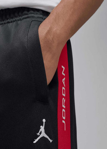 Черные спортивные демисезонные прямые брюки Jordan