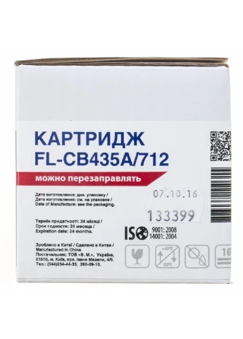 Картридж HP LJ CB435A / CANON 712 (FL-CB435A / 712) FREE Label HP LJ CB435A/CANON 712 (247615194)