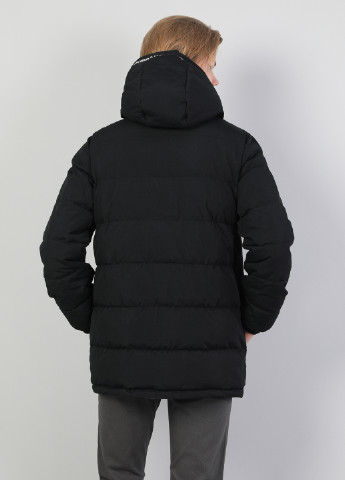 Чорна зимня куртка двостороння Colin's