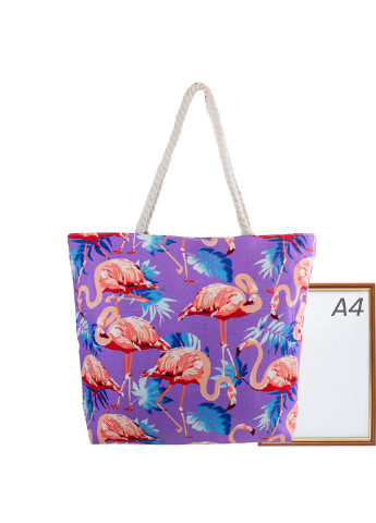 Жіноча пляжна тканинна сумка 42х36х10,5 см Valiria Fashion (210339027)