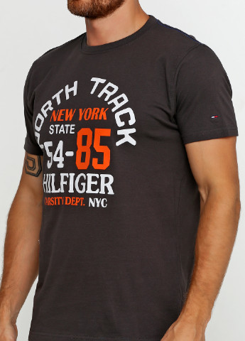 Темно-серая футболка Tommy Hilfiger