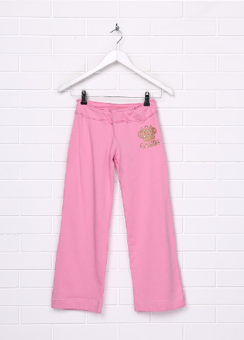 Розовые кэжуал демисезонные прямые брюки Gaudi