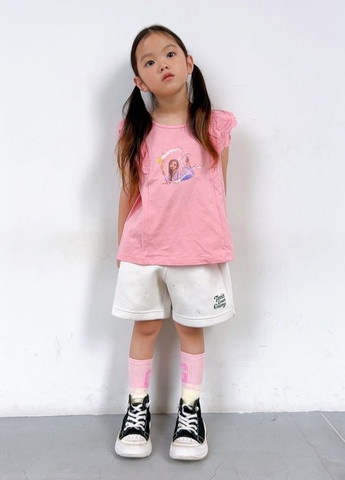 Рожева літня футболка Uniqlo