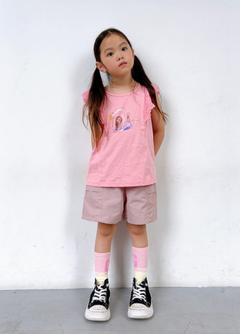 Рожева літня футболка Uniqlo