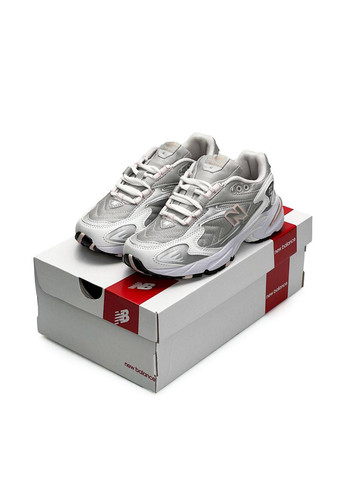 Комбіновані осінні кросівки New Balance 725 Grey Silver Pink