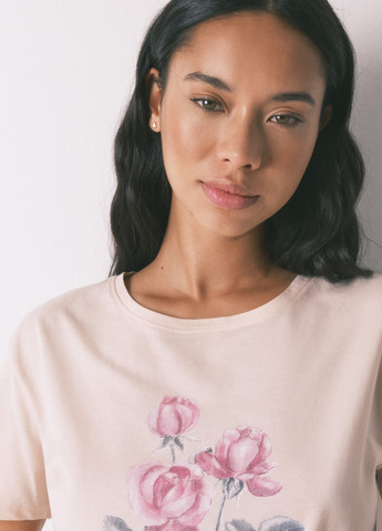 Блідо-рожева всесезон піжама (футболка, штани) футболка + штани Women'secret