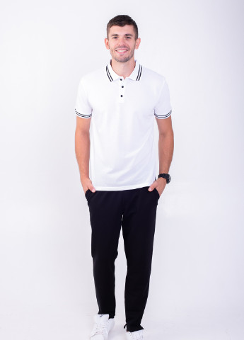 Белая футболка-футболка поло мужская premium для мужчин TvoePolo