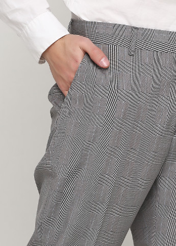 Серые классические демисезонные прямые брюки Casual Friday