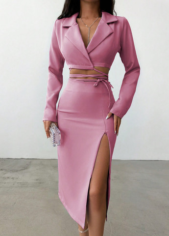 Костюм (жакет, юбка) SHEIN (324629803)