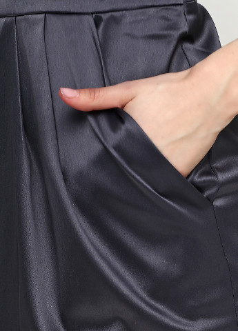 Темно-сіра коктейльна сукня коротка Tivardo однотонна