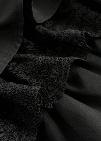 Черное кэжуал платье платье-майка SHEIN однотонное