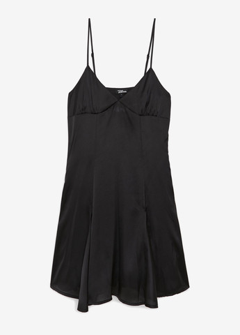 Черное кэжуал платье клеш Jennyfer однотонное