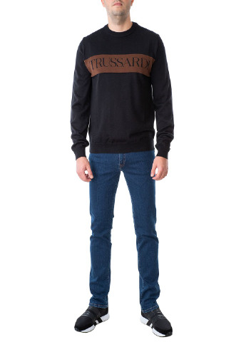 Чорний зимовий светр Trussardi Jeans