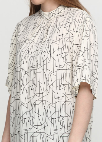 Светло-бежевая летняя блуза MBYM