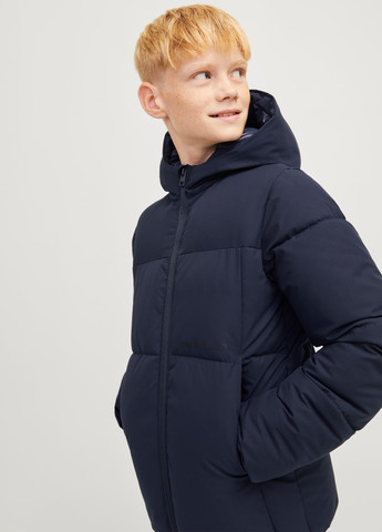 Темно-синя зимня куртка Jack & Jones