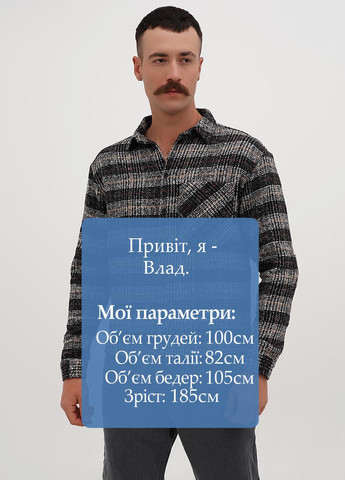 Черная кэжуал рубашка в клетку Boohoo